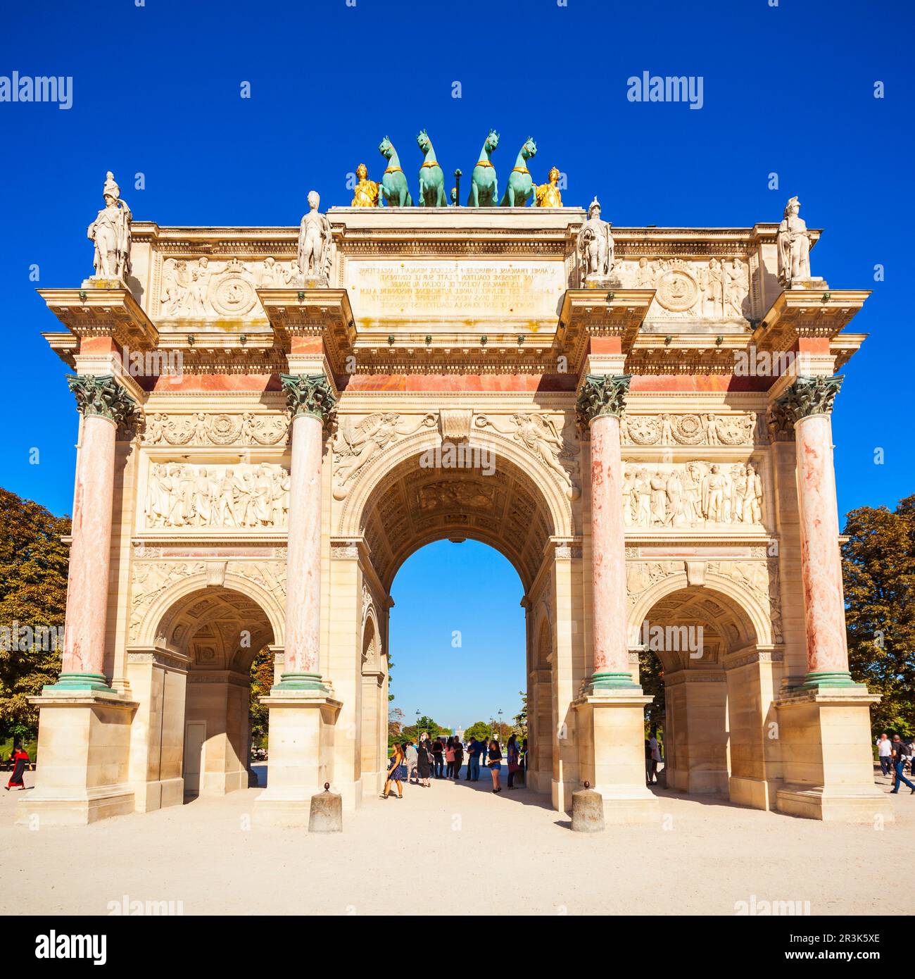 Arc de Triomphe du Carrousel is a triumphal arch located in the Place ...