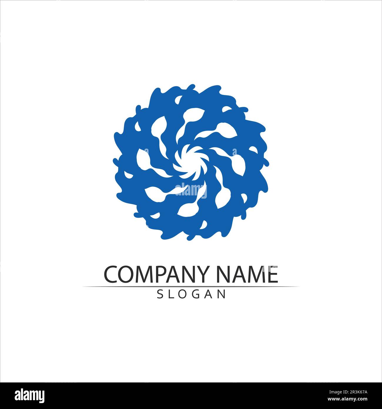 Water drop Logo Template vector illustration design Stock Vector