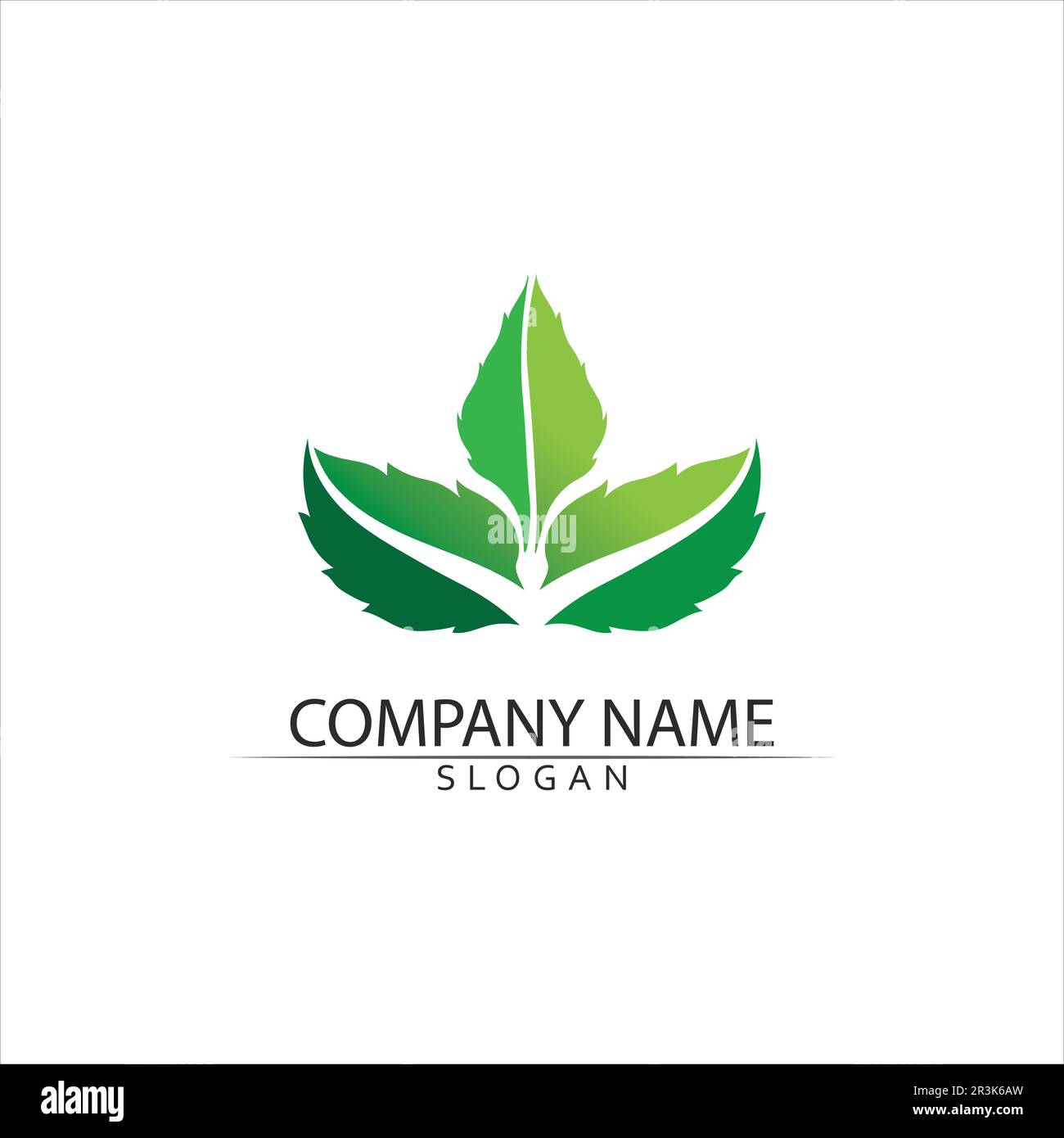 Tree leaf vector and green logo design friendly concept Stock Vector ...