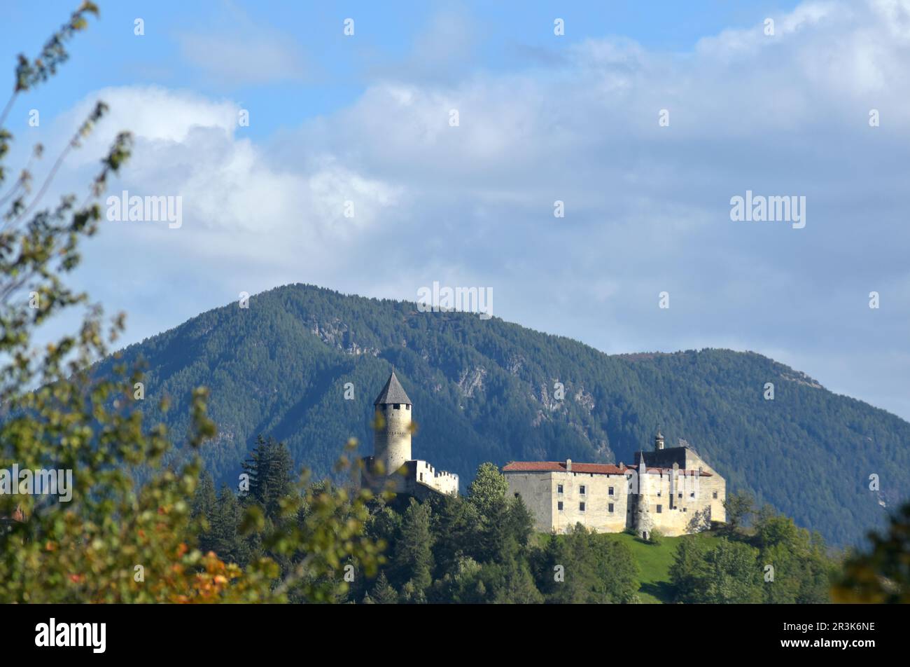 Talking Stone Castle in South Tyrol Stock Photo