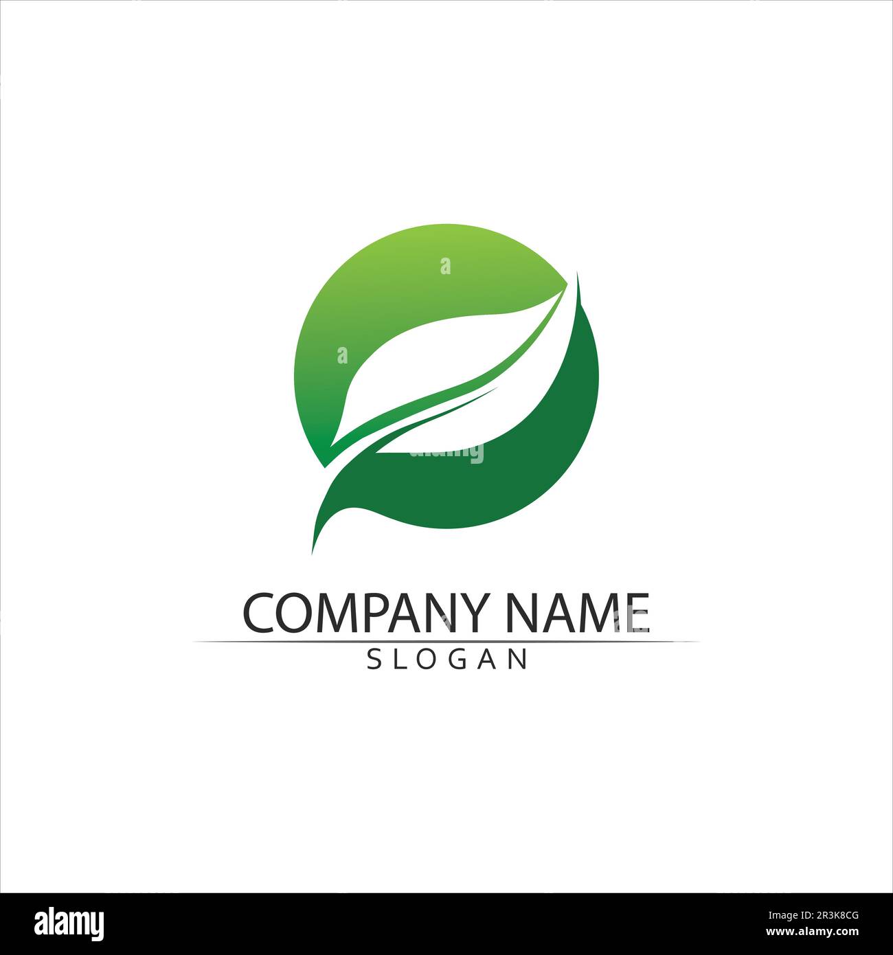 Tree leaf vector and green logo design friendly concept Stock Vector ...