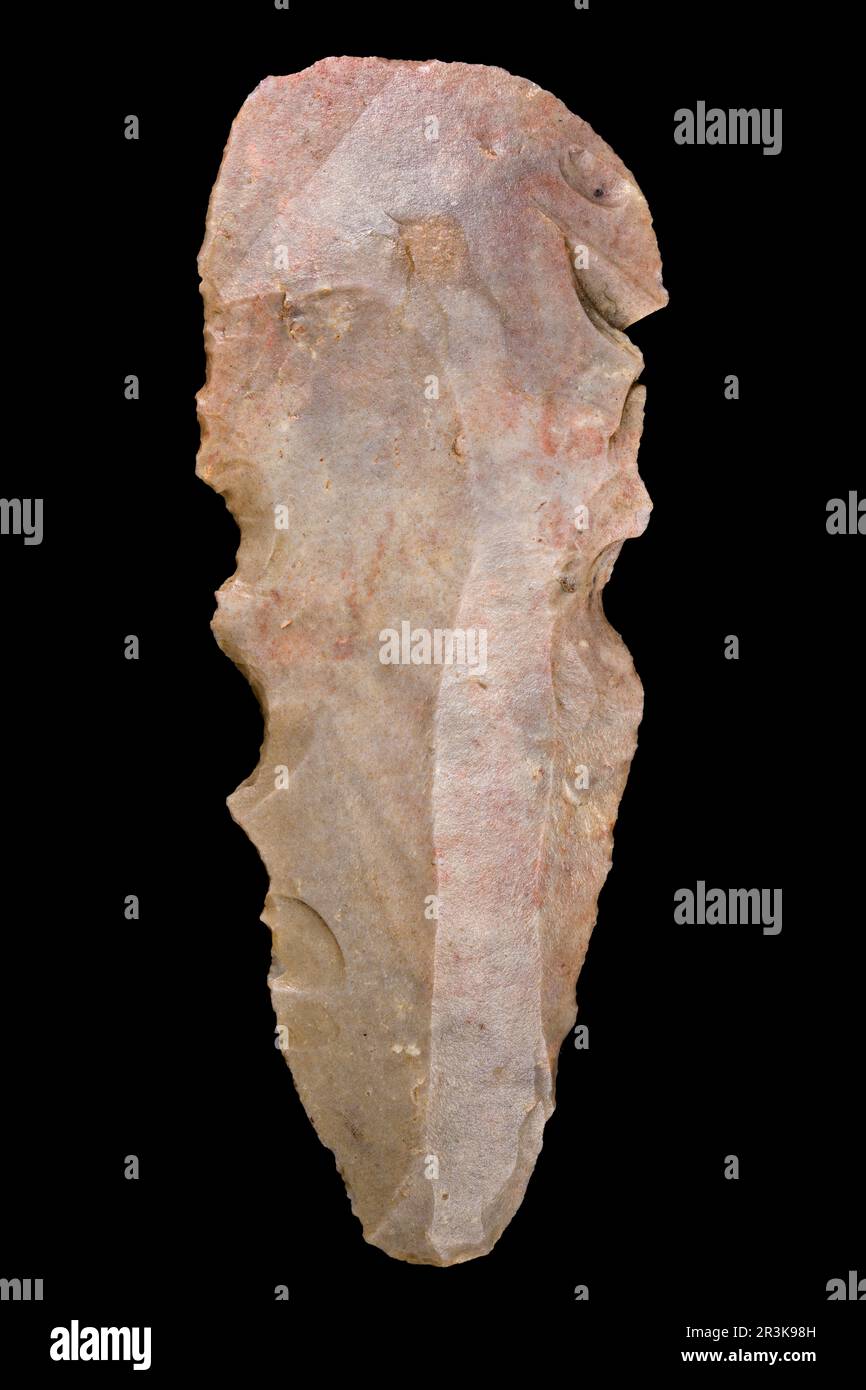 Stone knife. Neolithic period. North Africa. 10,2cm Stock Photo - Alamy