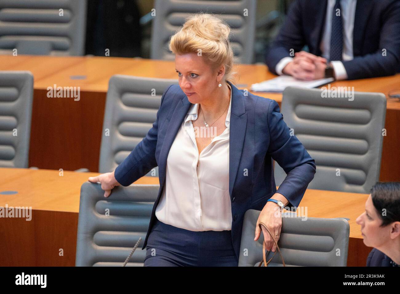 Dusseldorf, Deutschland. 24th May, 2023. Ina BRANDES, CDU, Minister for Culture and Science of the State of North Rhine-Westphalia, 33rd session of the State Parliament of North Rhine-Westphalia, in the State Parliament of North Rhine-Westphalia NRW, Duesseldorf on May 24th, 2023, Credit: dpa/Alamy Live News Stock Photo