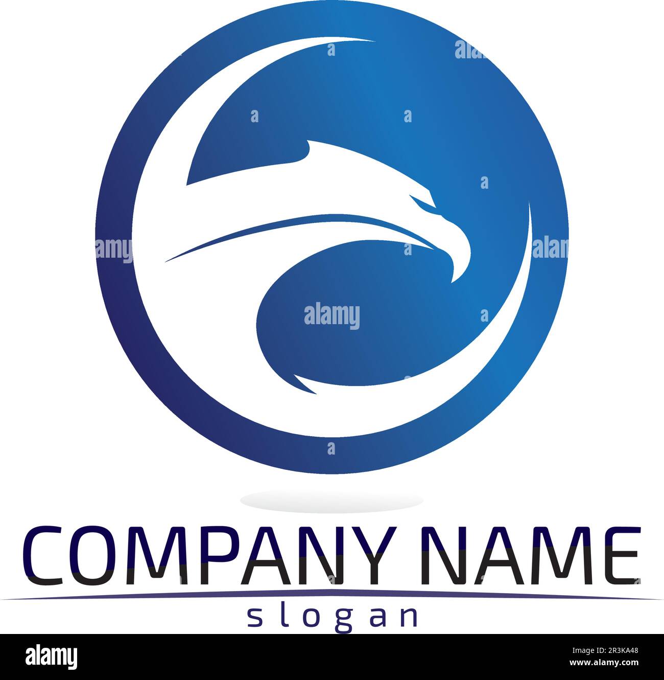 Falcon Wings Logo Template vector icon logo design Stock Vector