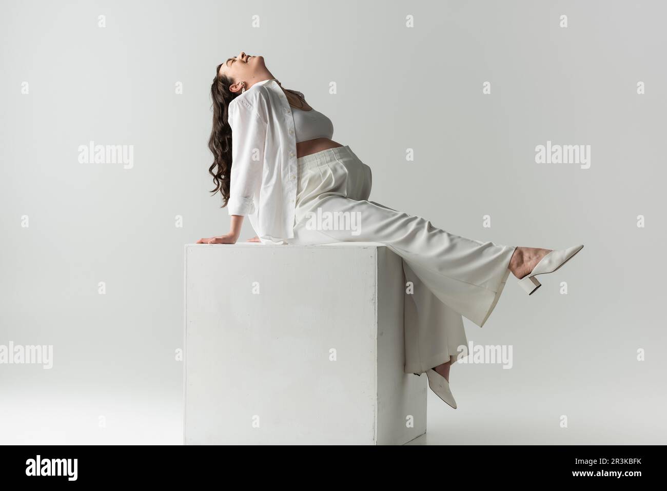 Full length excited future hi res stock photography and images Alamy