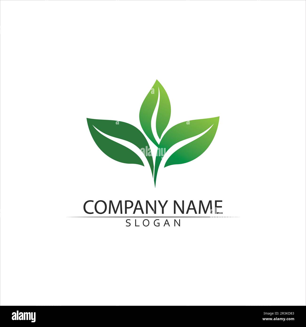 Tree leaf vector and green logo design friendly concept Stock Vector ...