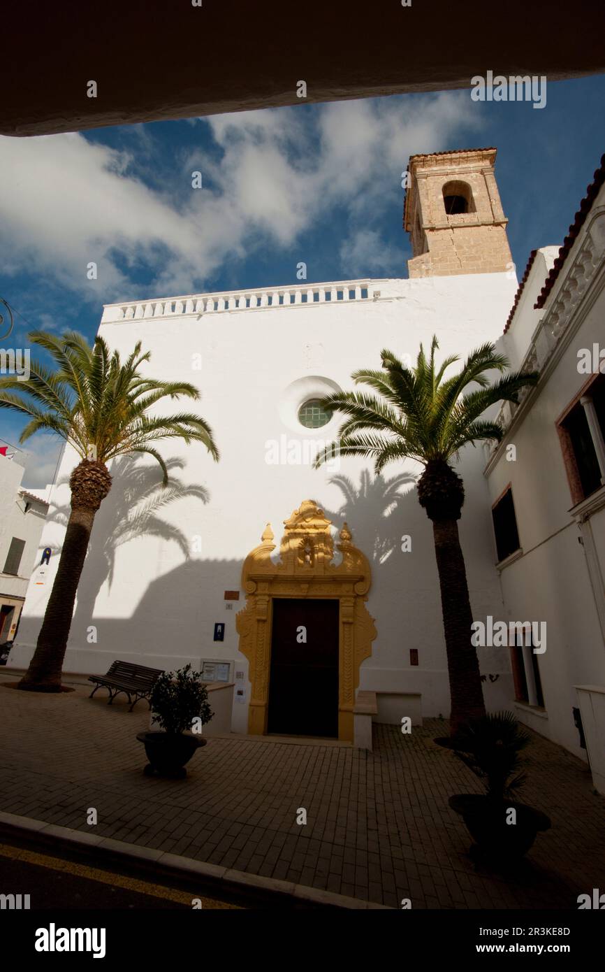 Iglesia de San diego.Alaior.Menorca.Balearic islands.Spain. Stock Photo