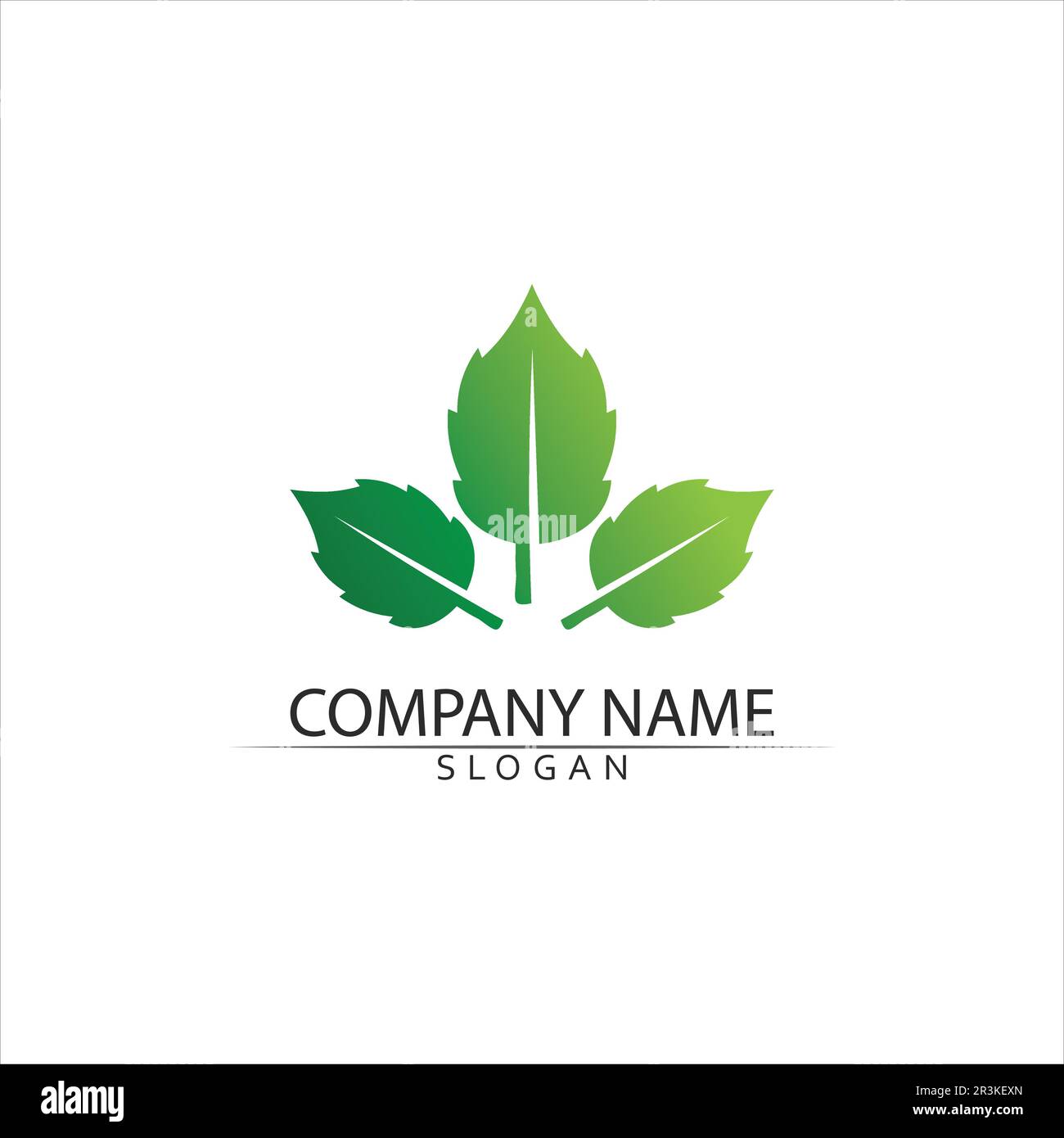 Tree leaf vector and green logo design friendly concept Stock Vector ...