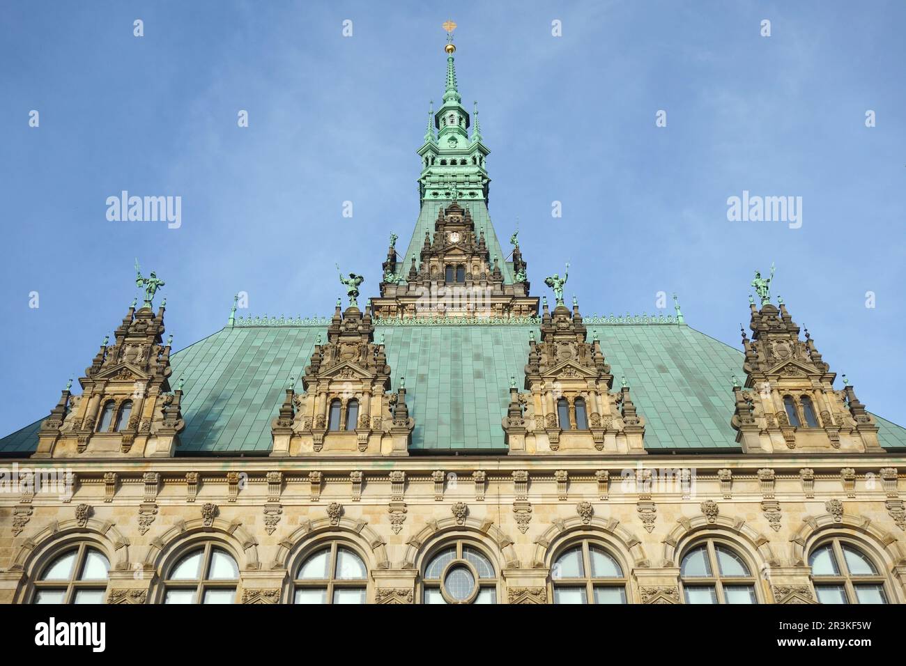 Hamburg City Hall Stock Photo Alamy