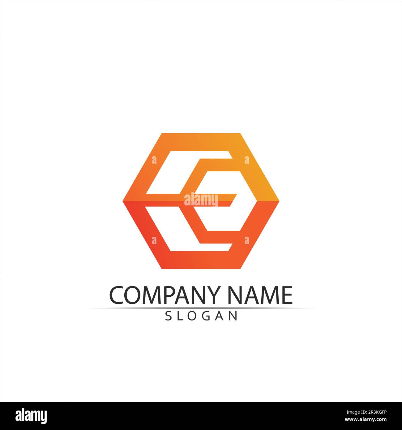 Vector e  Abstract icons for letter E logo Stock Vector