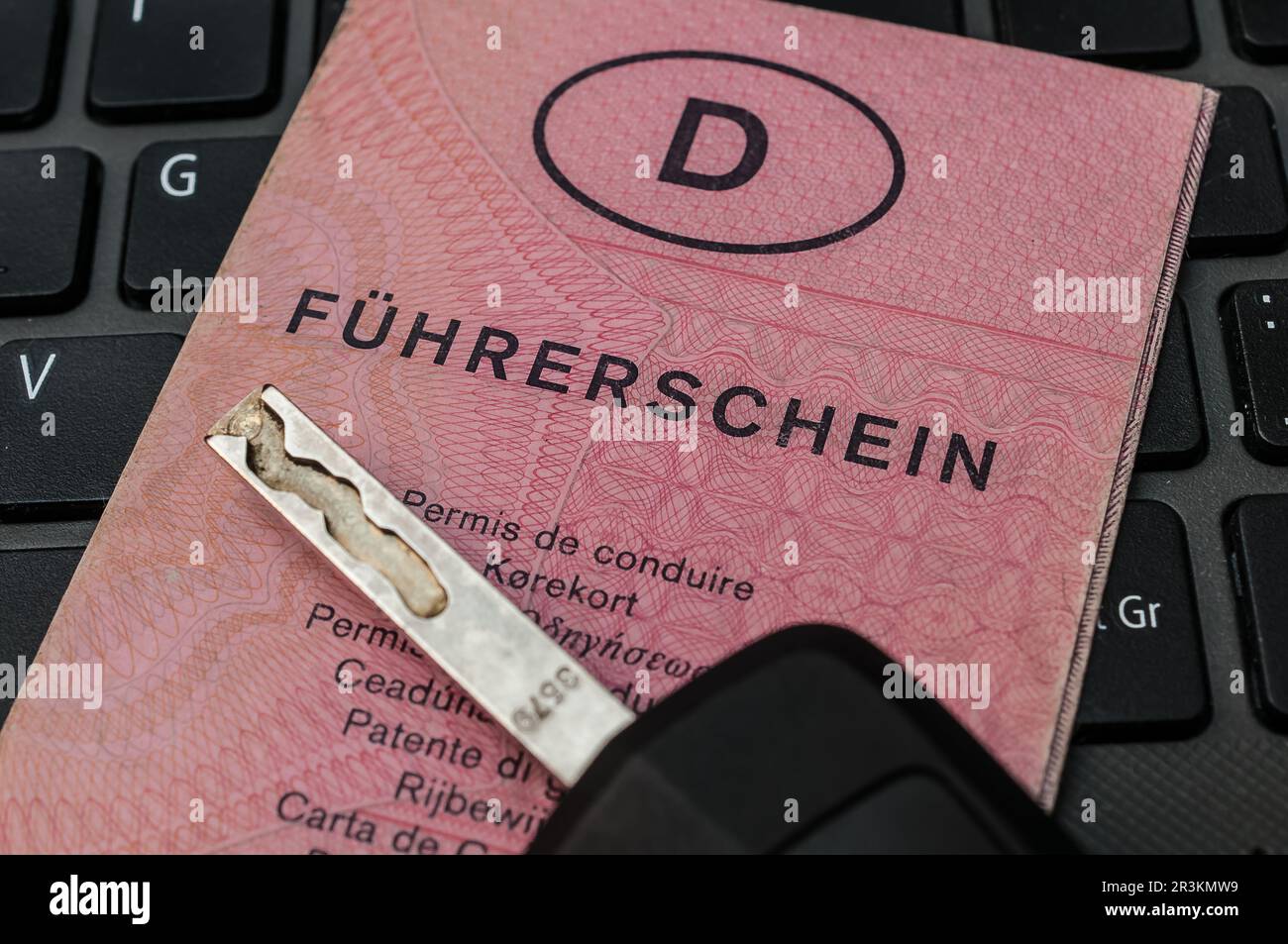 Driver's license exchange at the driver's license office Stock Photo Alamy