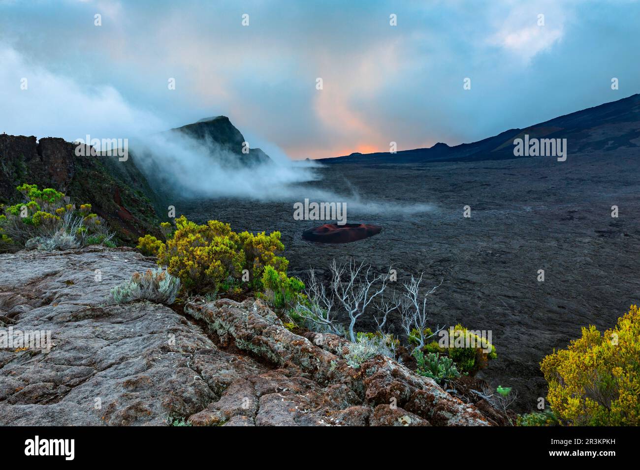 The Piton de la Fournaise volcano enclosure, SainteRose, Saint