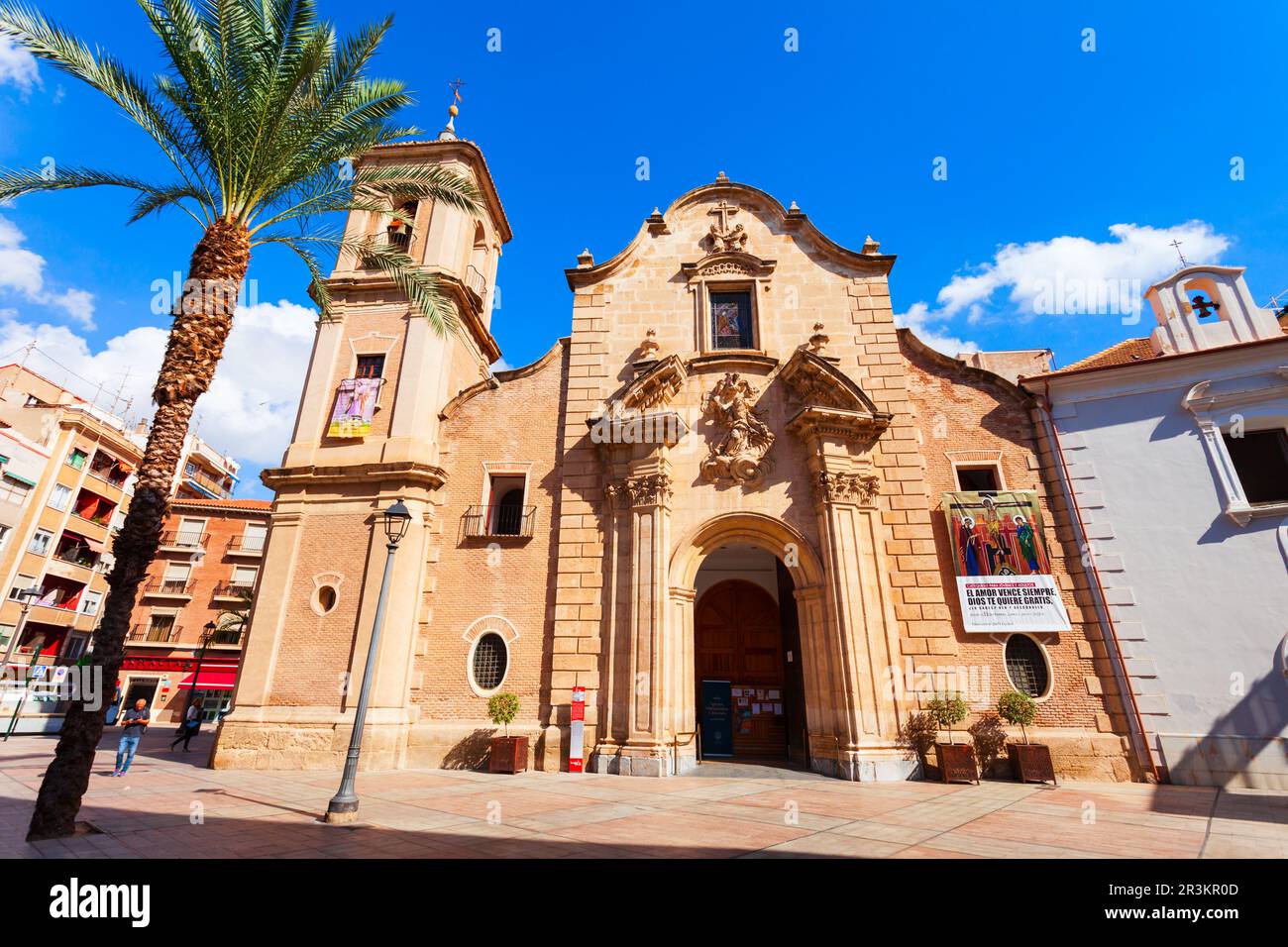 Murcia, Spain - October 19, 2021: The Church of Santa Eulalia or Chapel of San Jose in Murcia. Murcia is a city in south eastern Spain. Stock Photo