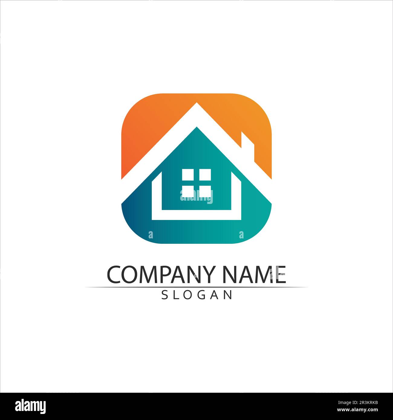 Real estate and home buildings vector logo icons template Stock Vector