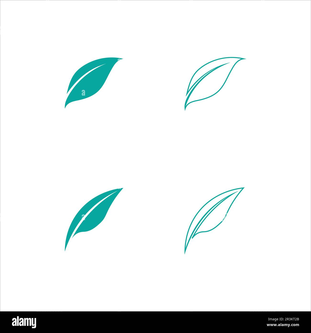 Logos of green Tree leaf ecology nature element vector Stock Vector ...