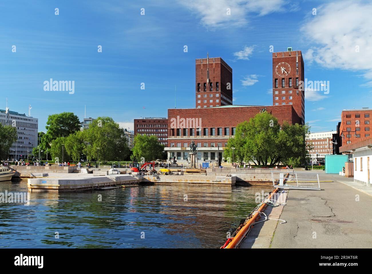 City Hall - Radhuset, Oslo, Norway Stock Photo - Alamy