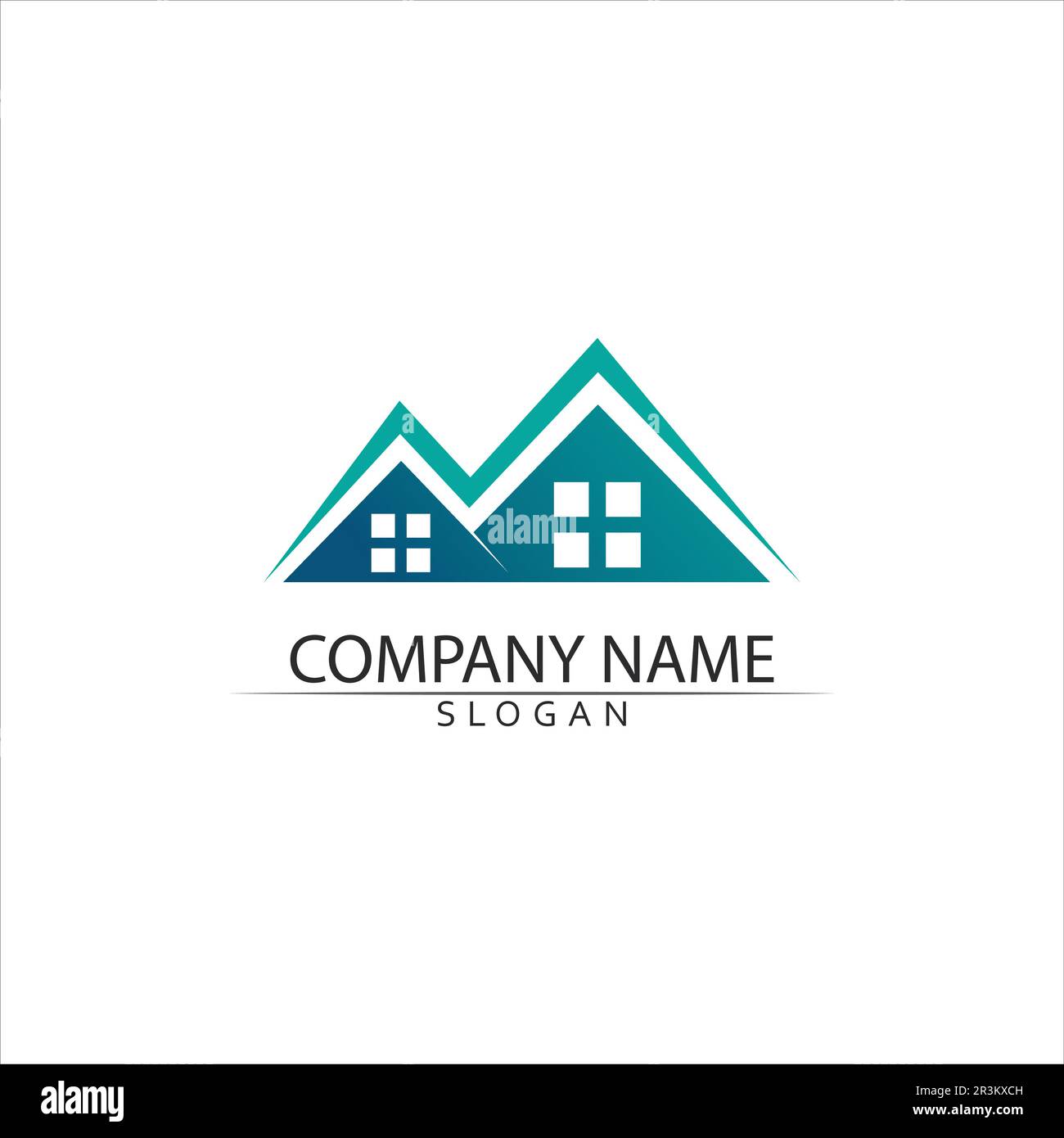 Real estate and home buildings vector logo icons template Stock Vector ...