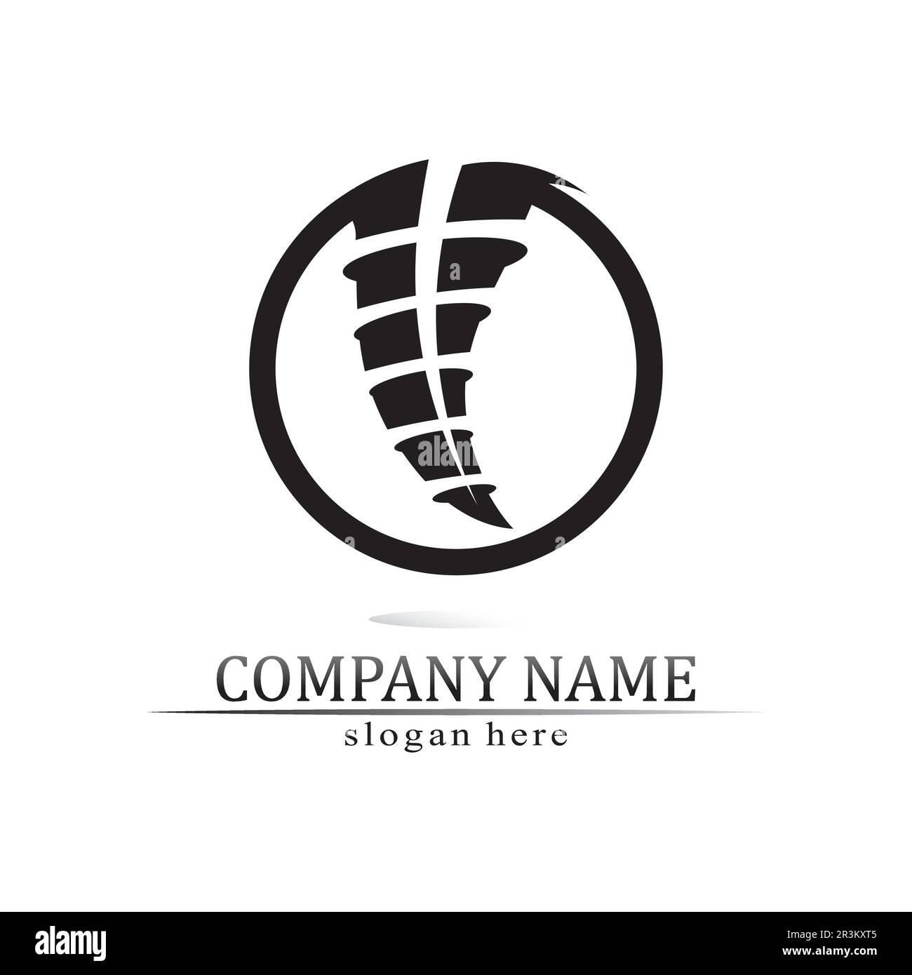 Tornado logo symbol vector illustration design Stock Vector