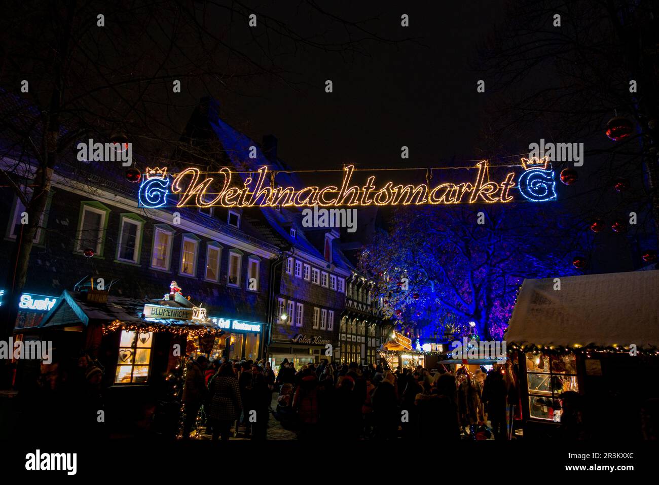 Christmas market Goslar Stock Photo - Alamy