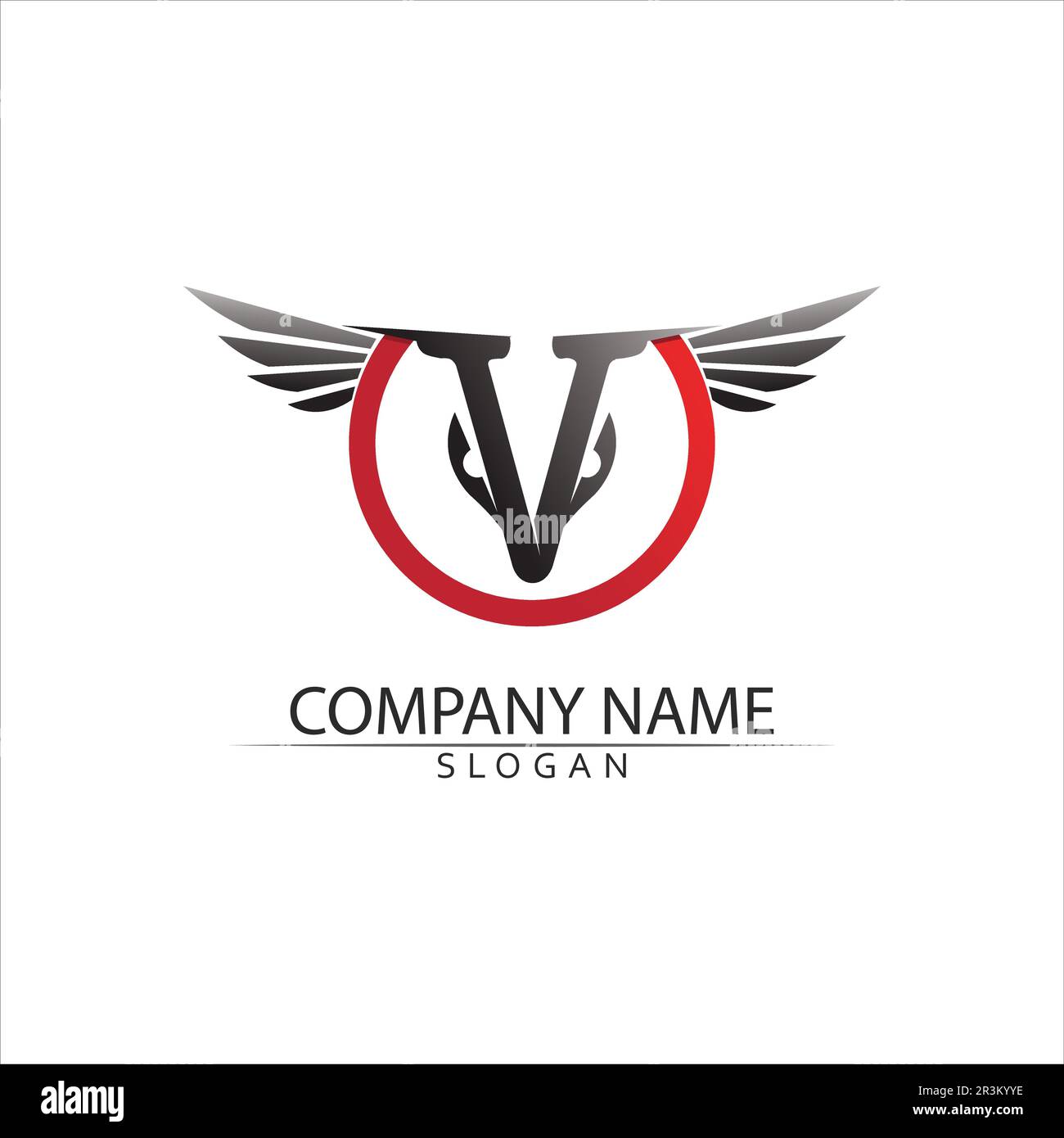 V Letter Logo Template vector icon illustration Stock Vector Image ...