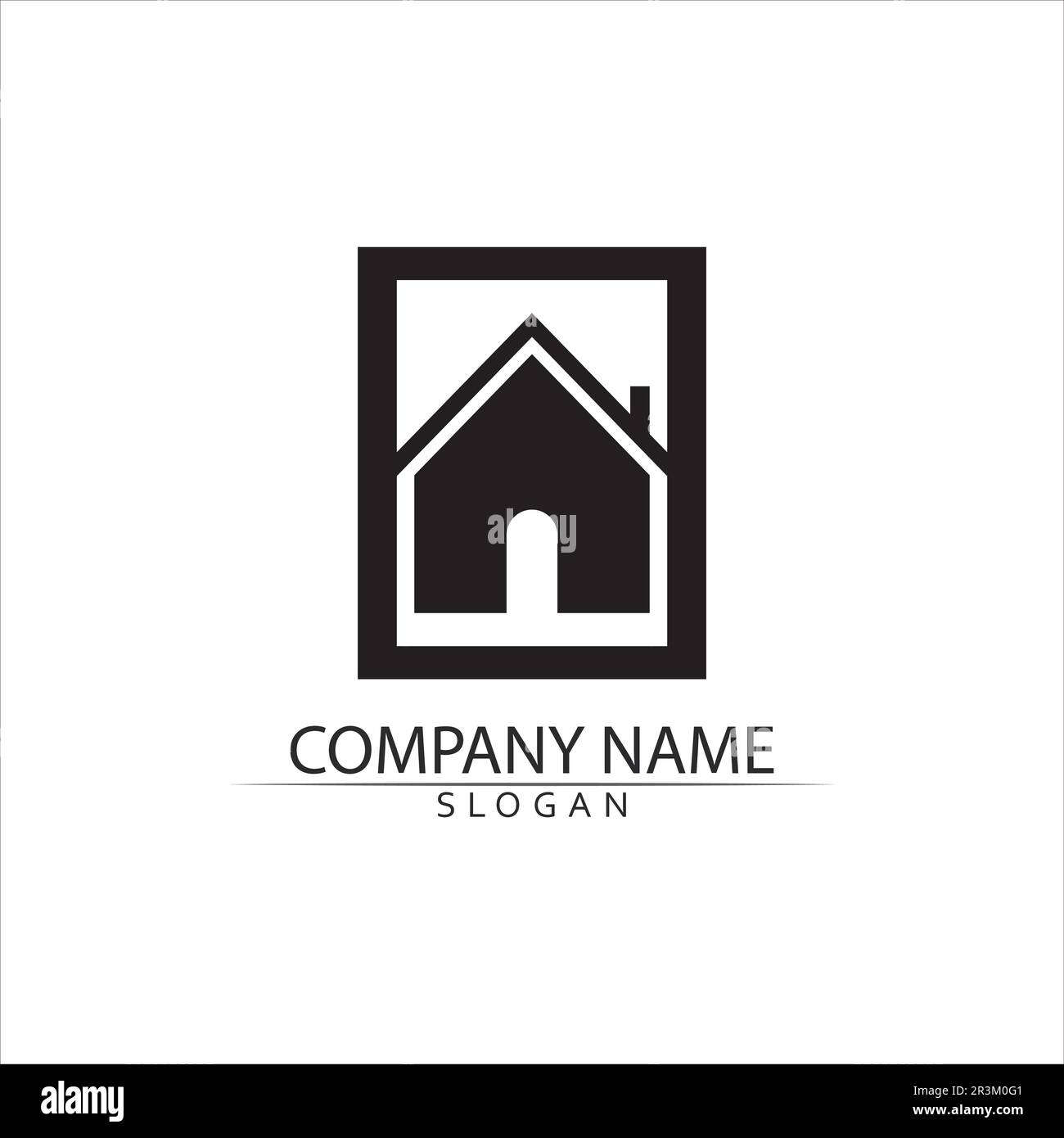 Real estate and home buildings vector logo icons template Stock Vector ...