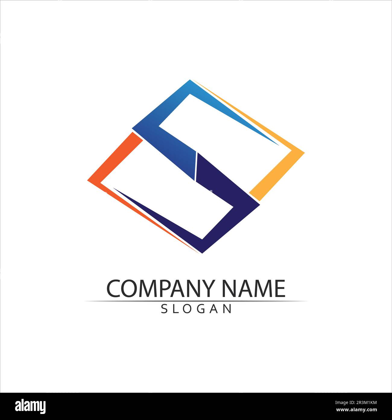 Business corporate S letter logo design vector Stock Vector Image & Art ...