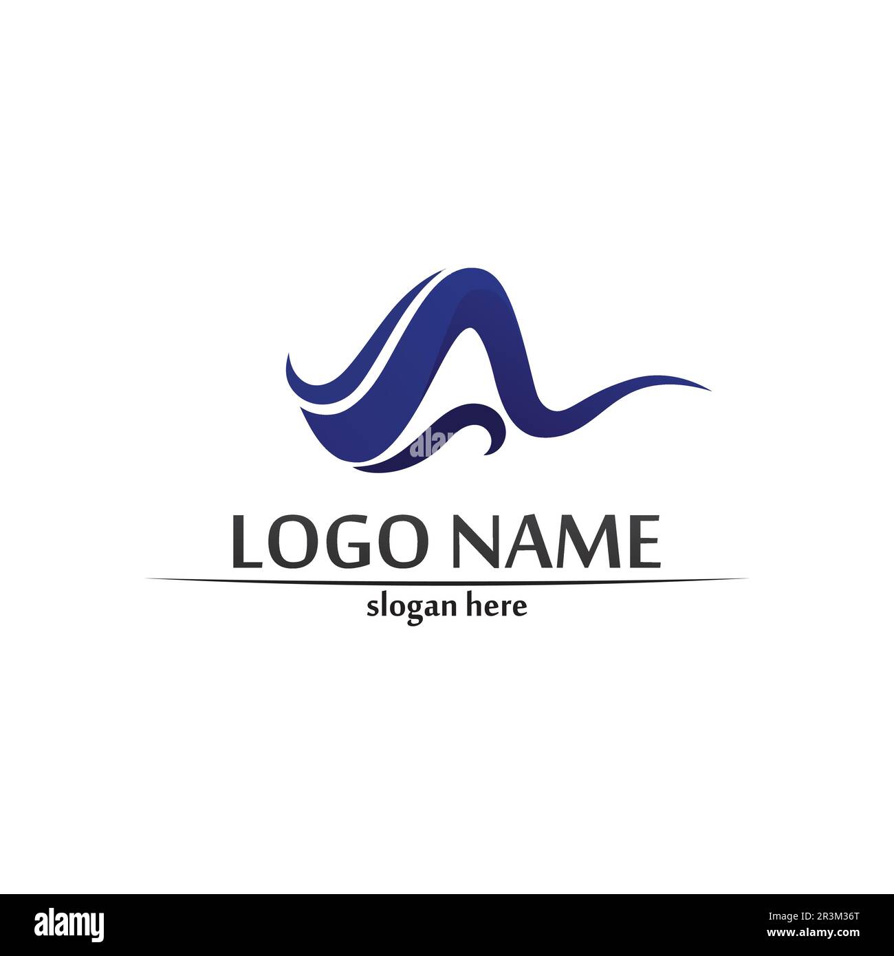 A Letter Template vector icon illustration design Stock Vector Image ...