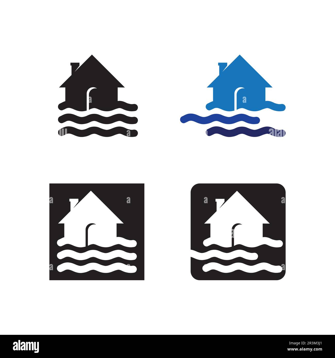 Water wave icon vector illustration design logo Stock Vector