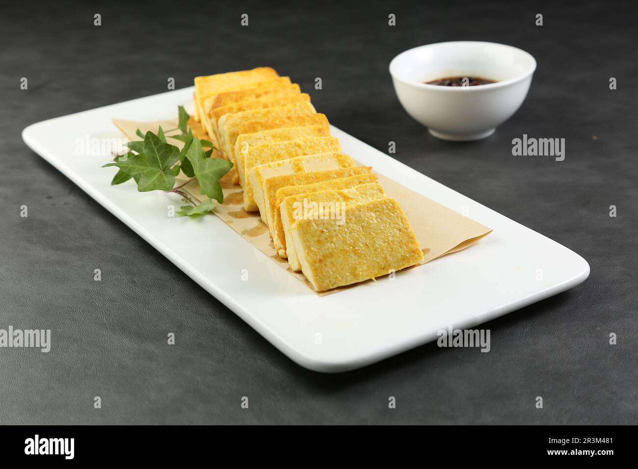pan fried tofu vegan or vegetarian food Stock Photo Alamy