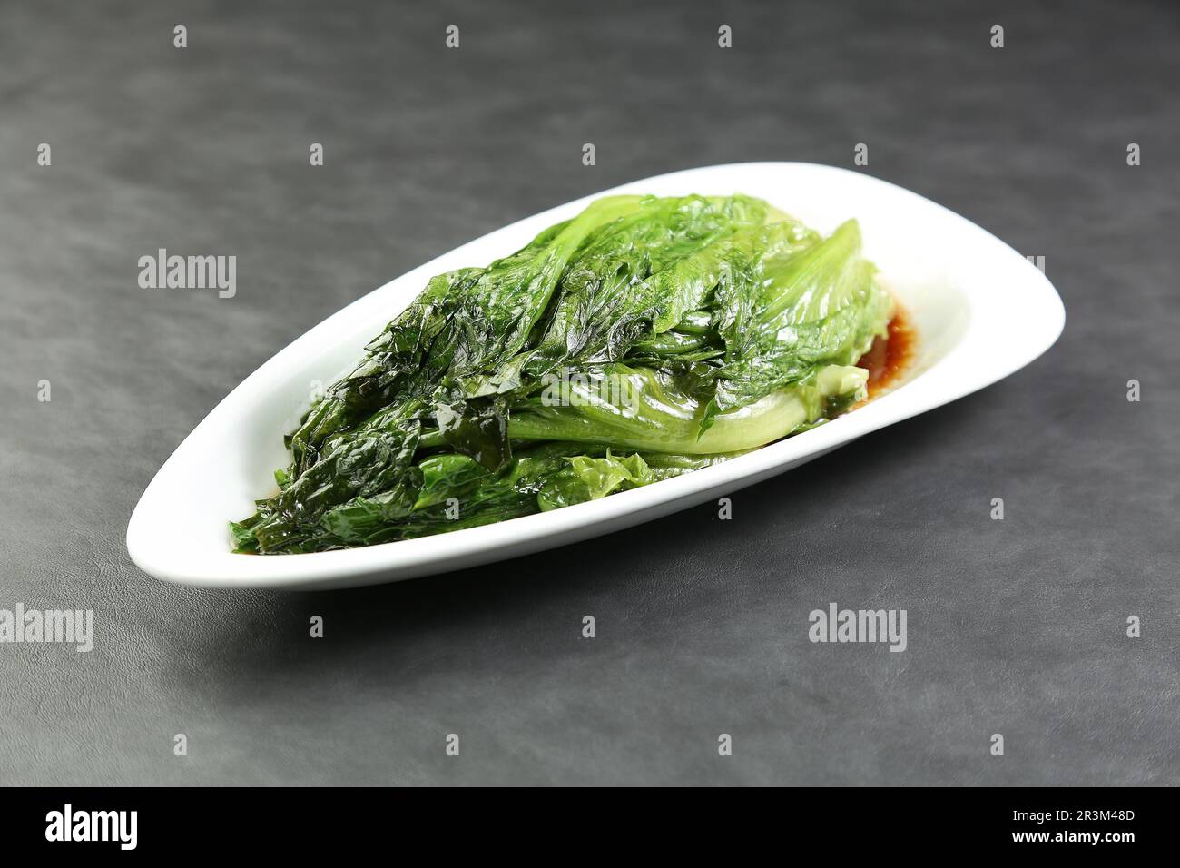 stir fried Lettuce, Chinese food Stock Photo Alamy