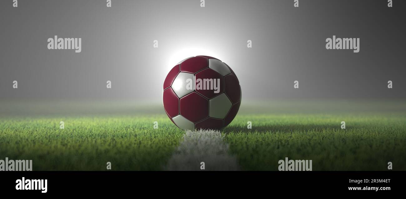 Qatar Football Ground Stock Photo