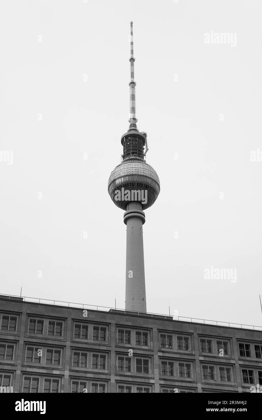 Television tower of Berlin Stock Photo