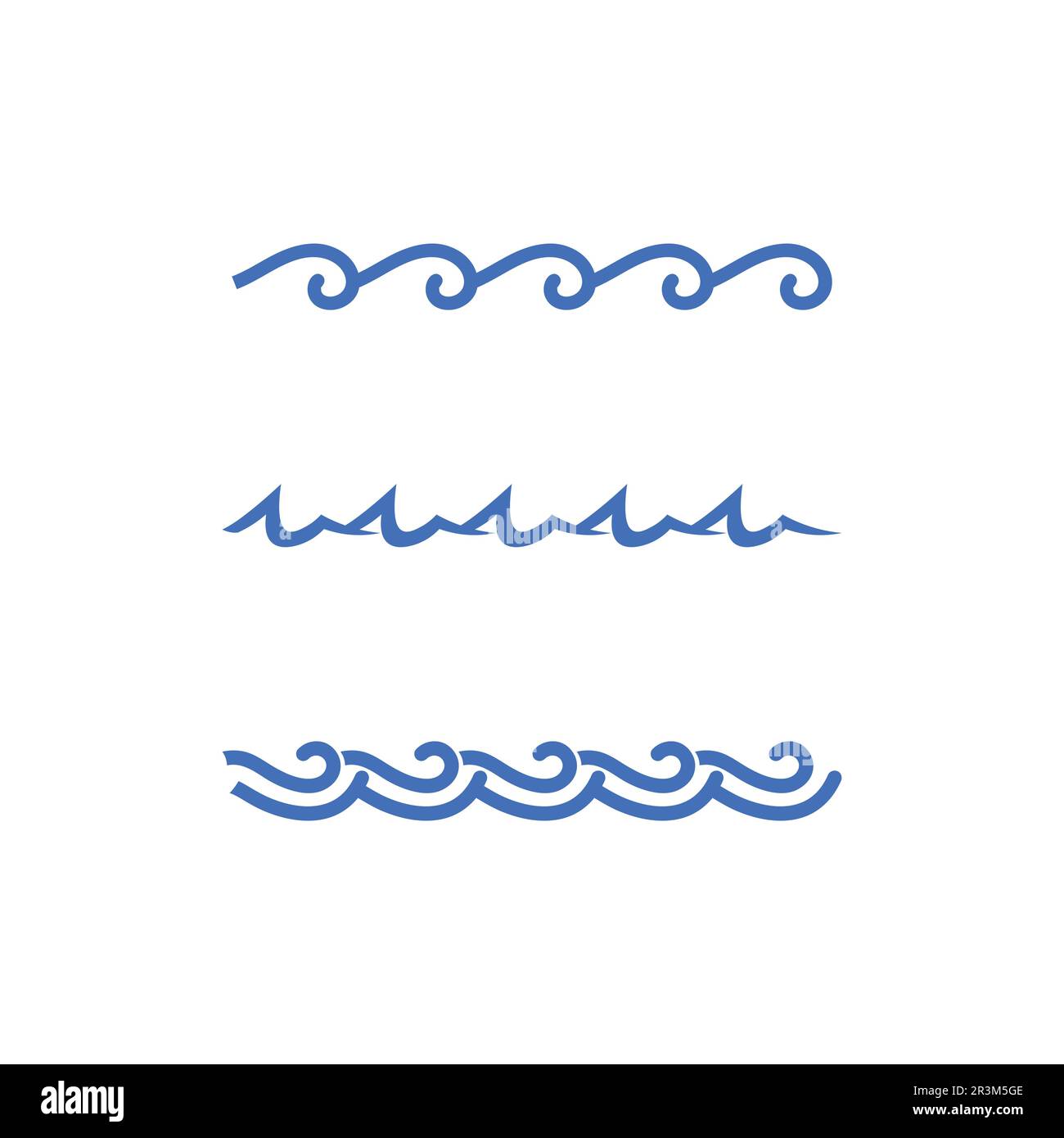 Water wave icon vector illustration design logo Stock Vector Image ...