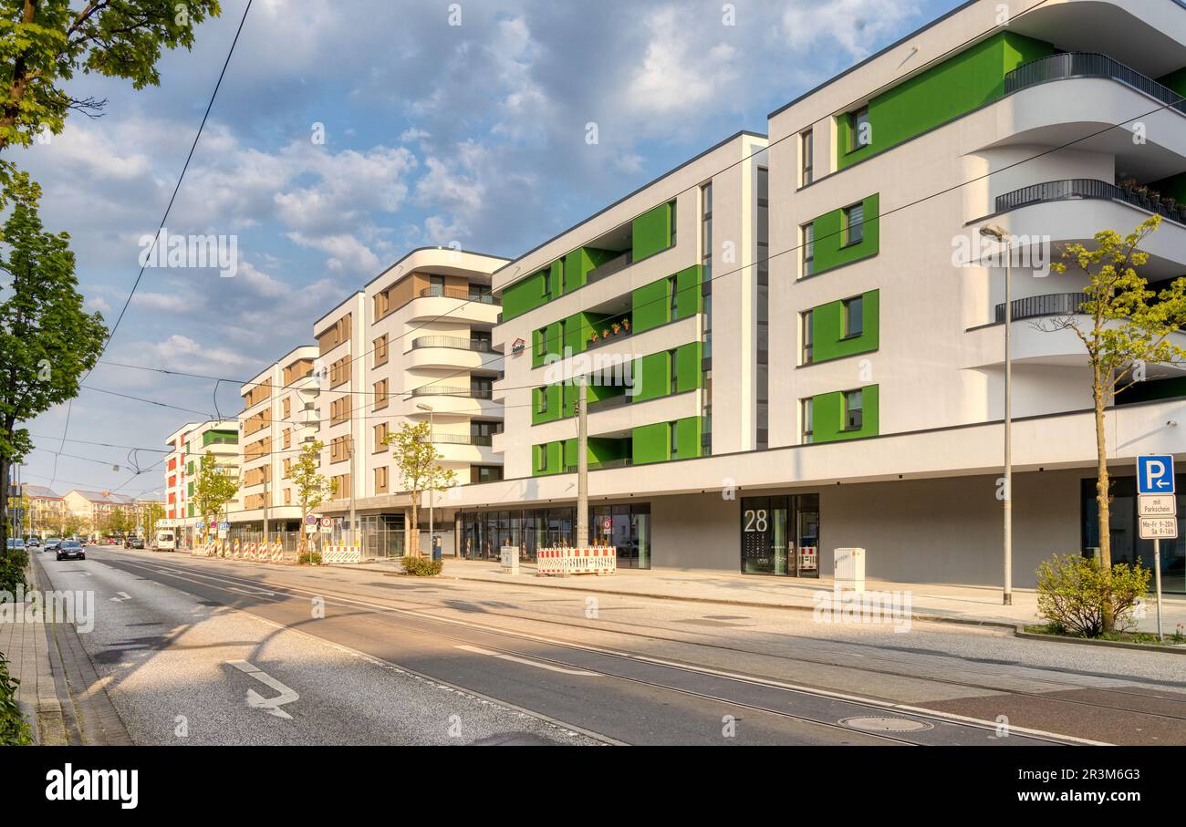 Modern architecture living space Halberstadt Stock Photo