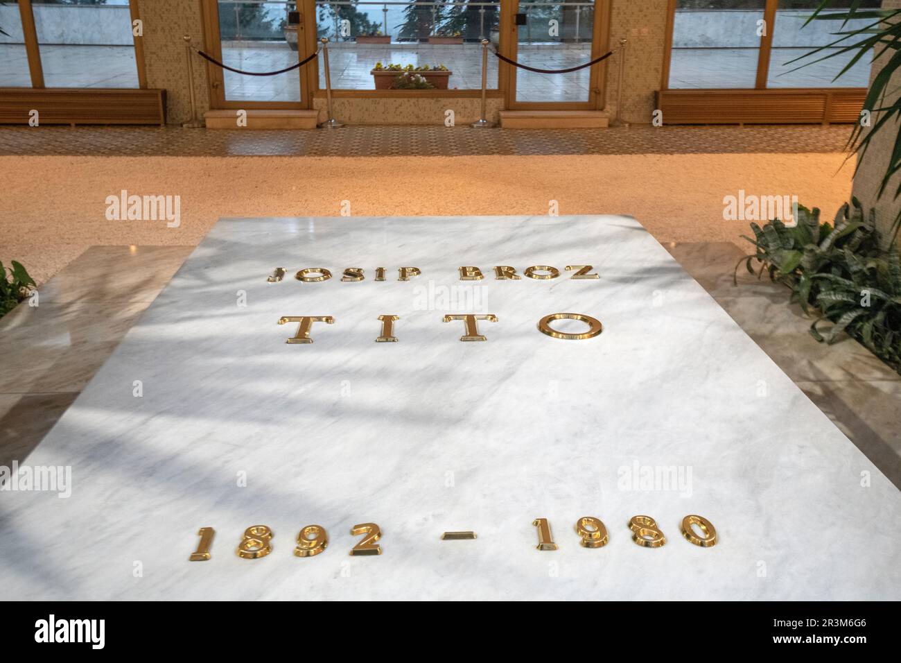 Josip Broz Tito tomb. Museum of Yugoslavia. Belgrade, Serbia Stock Photo