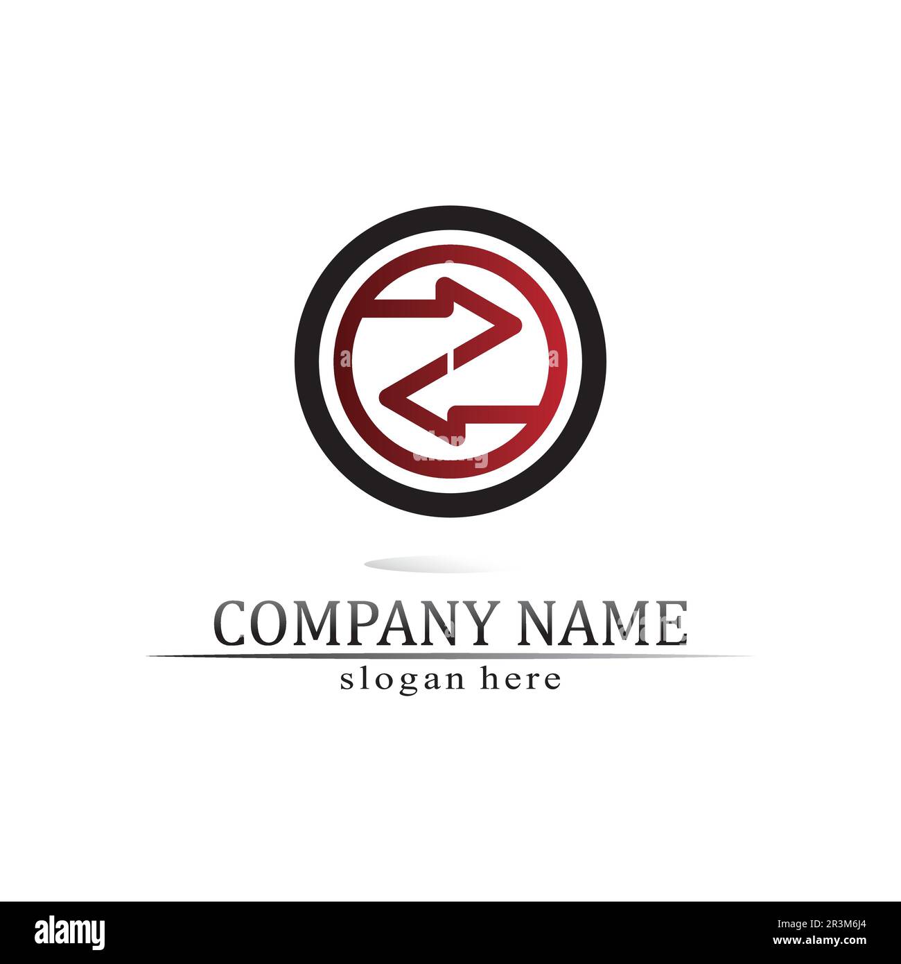 Arrow vector illustration icon Logo Template design Stock Vector Image ...