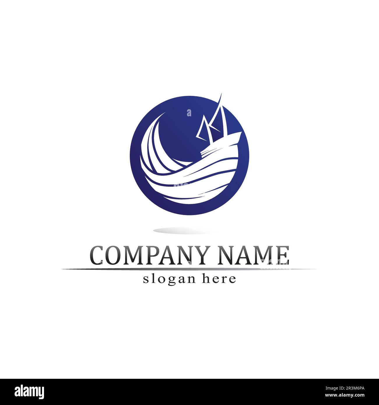 Water wave icon vector illustration design blue logo Stock Vector Image ...