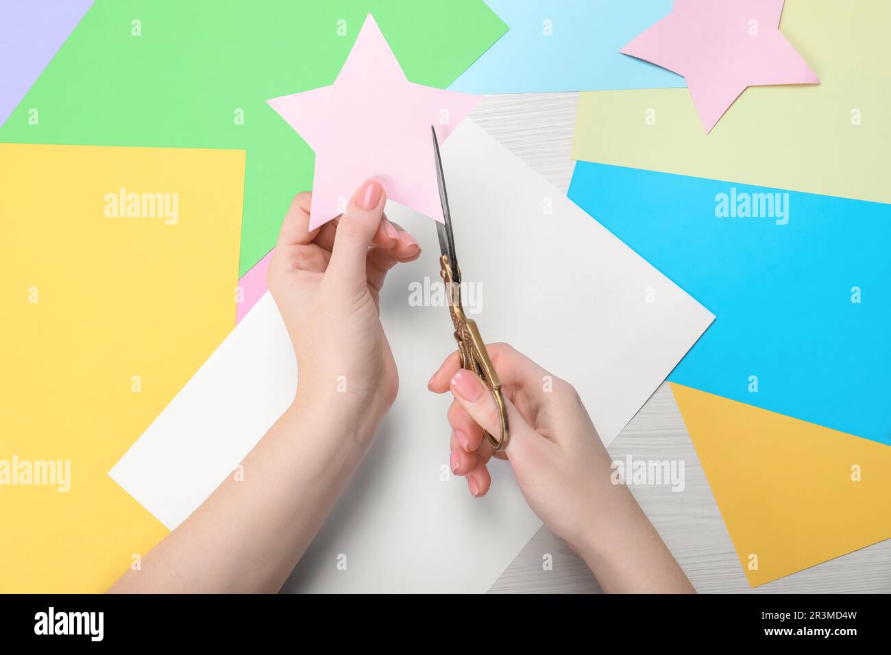 How to Cut Out a Paper Star