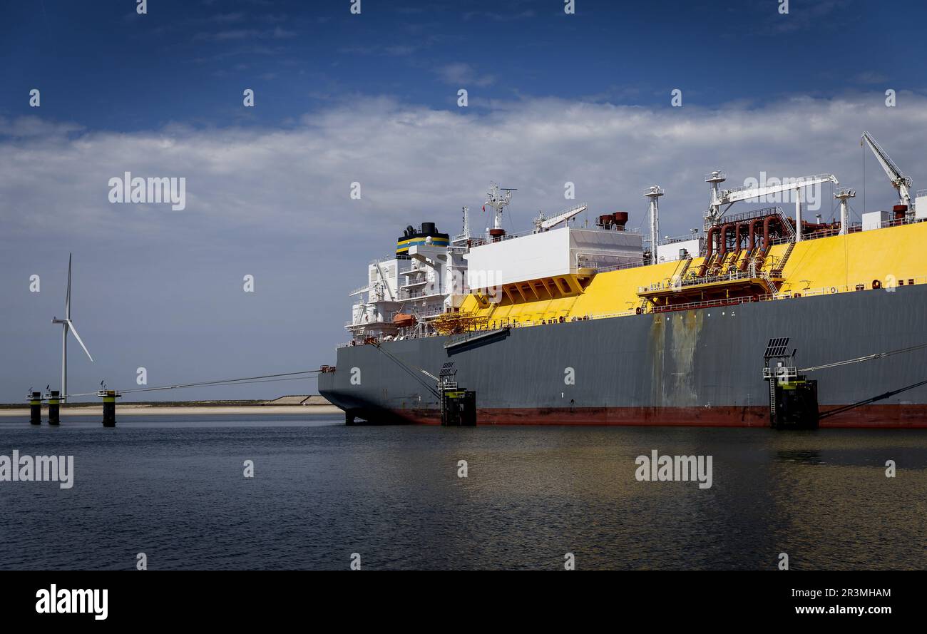 ROTTERDAM An LNG (liquefied natural gas) tanker in the Princess