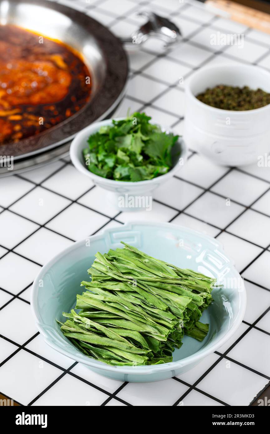 Dried Mountain Jelly Vegetable for hot pot,yakiniku, sukiyaki and shabu