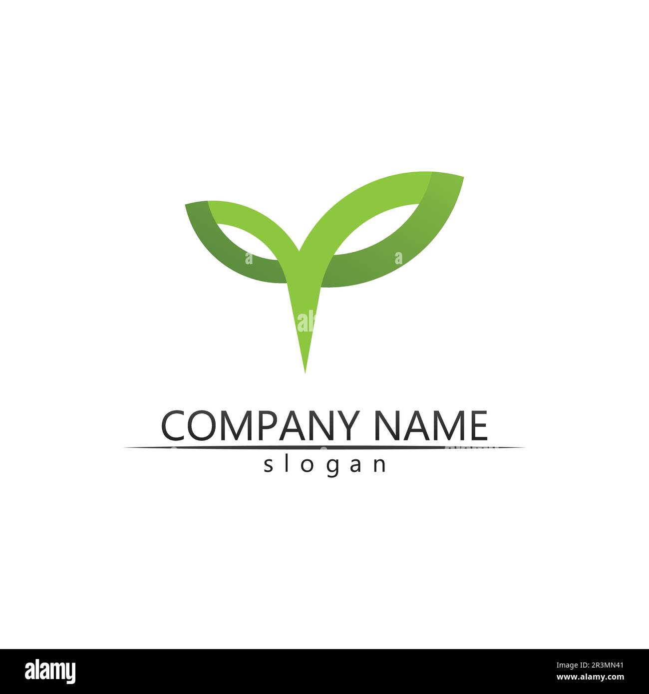 Tree leaf vector and green logo design friendly concept Stock Vector ...