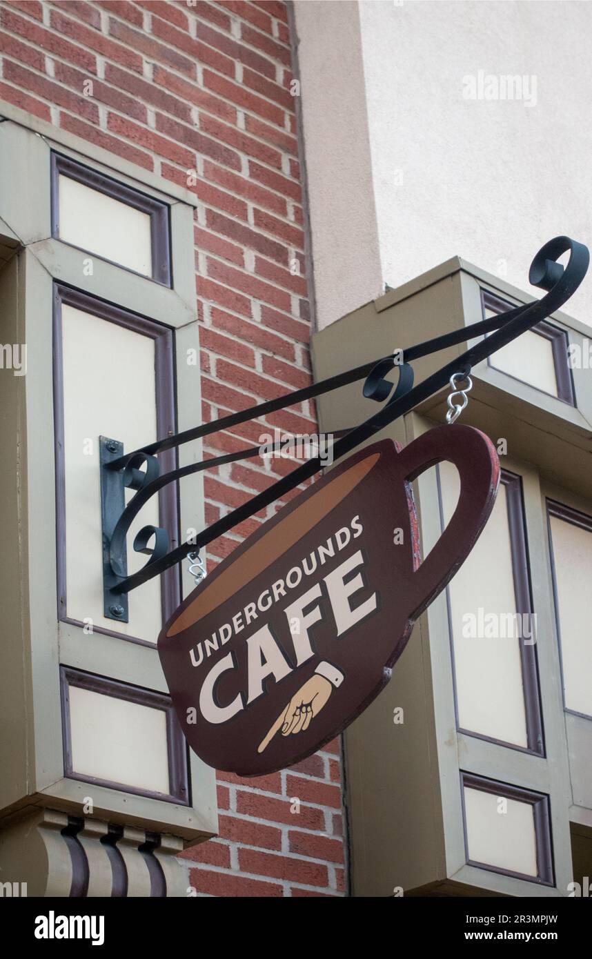 Undergrounds coffee shop in downtown Wooster Ohio Stock Photo Alamy