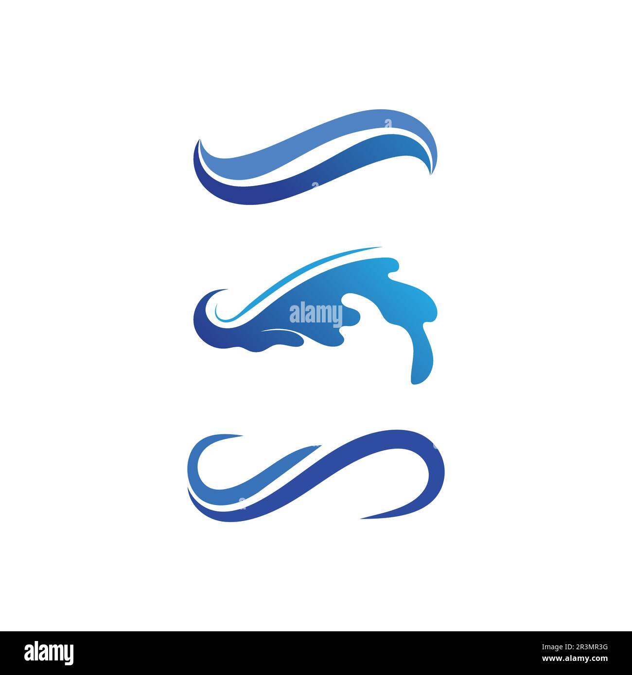 Water wave icon vector illustration design logo Stock Vector Image ...