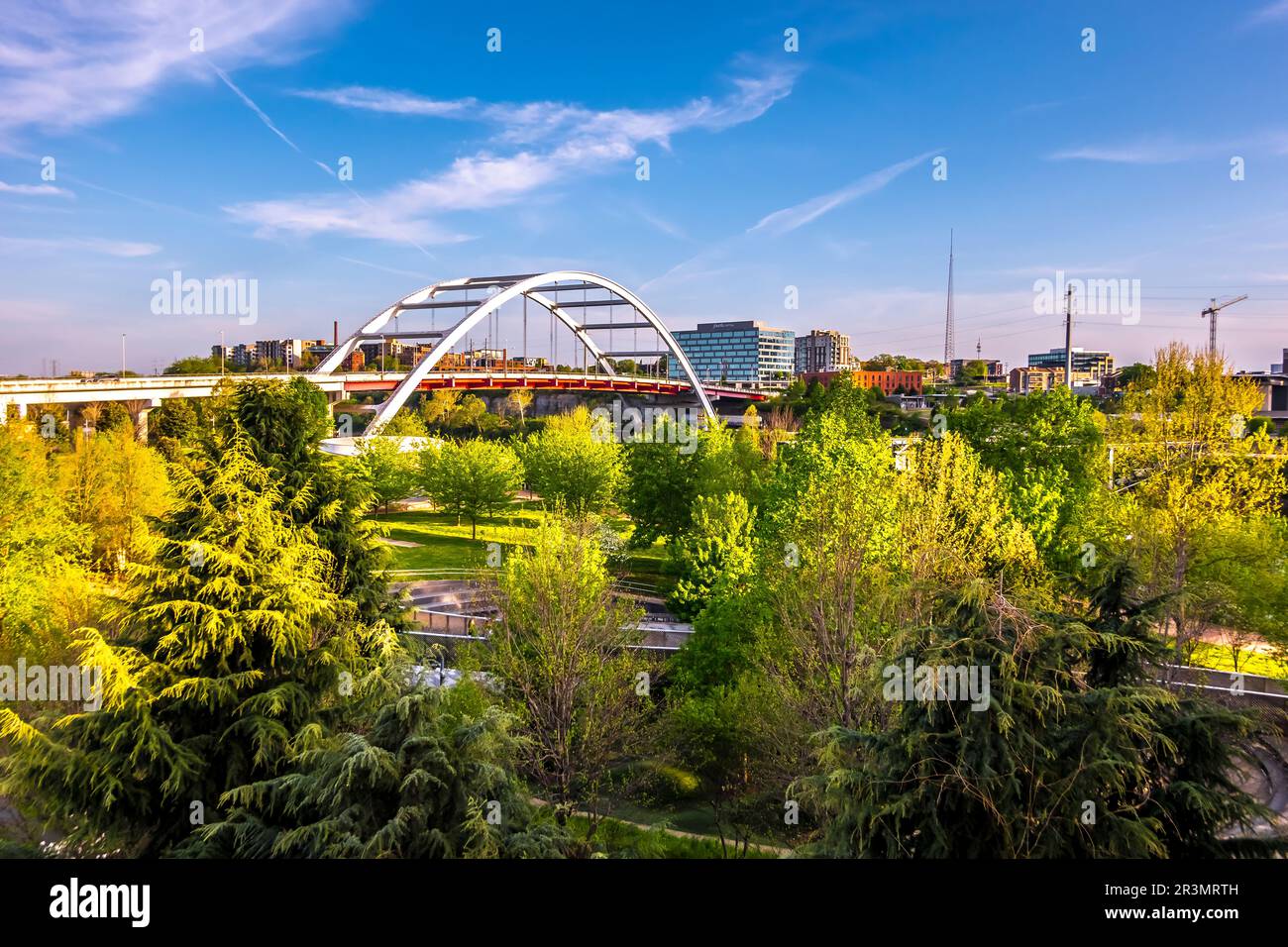 Downtown nashville tennessee cityscape skyline scenes