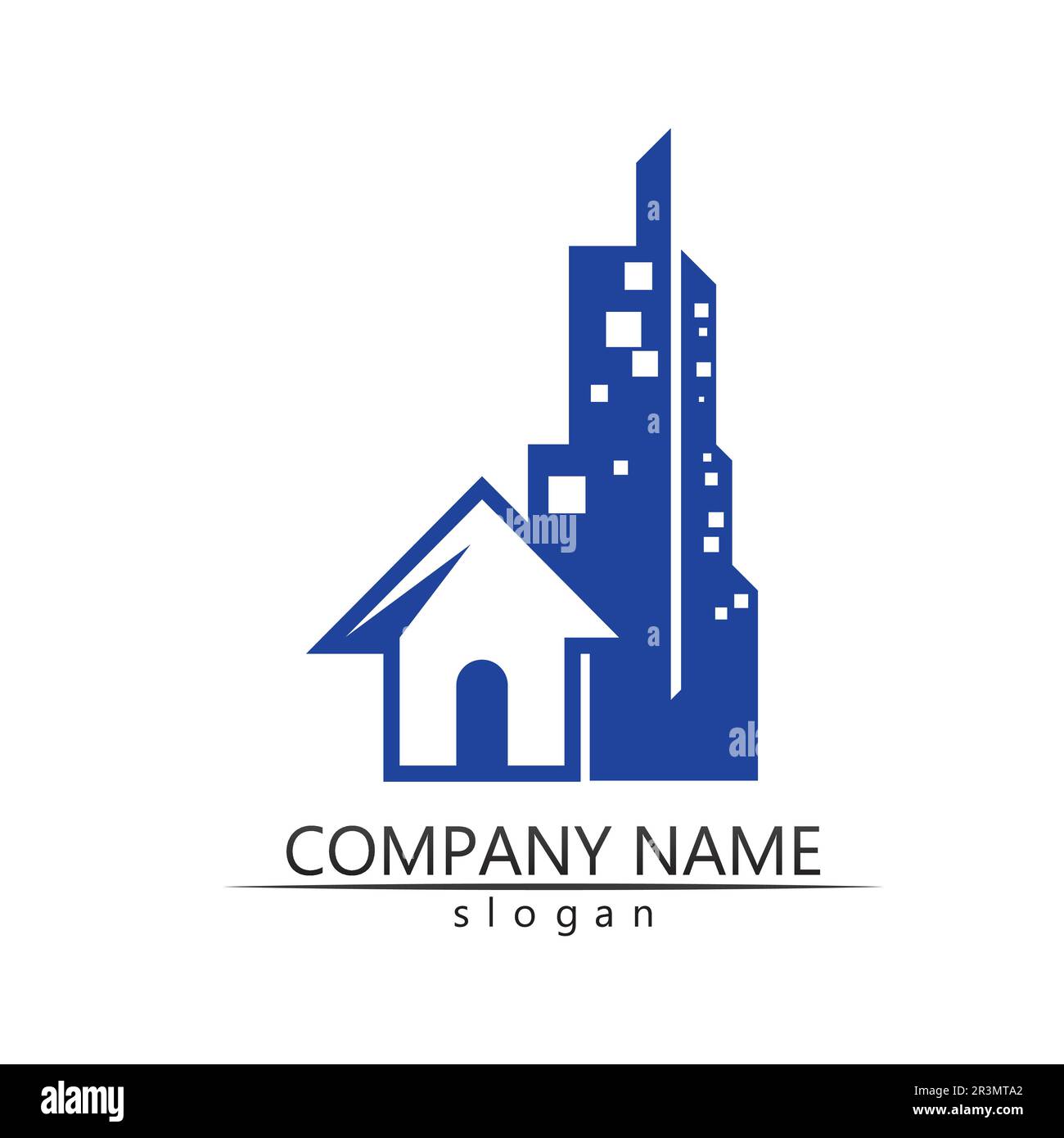 Real estate and home buildings vector logo icons template Stock Vector ...