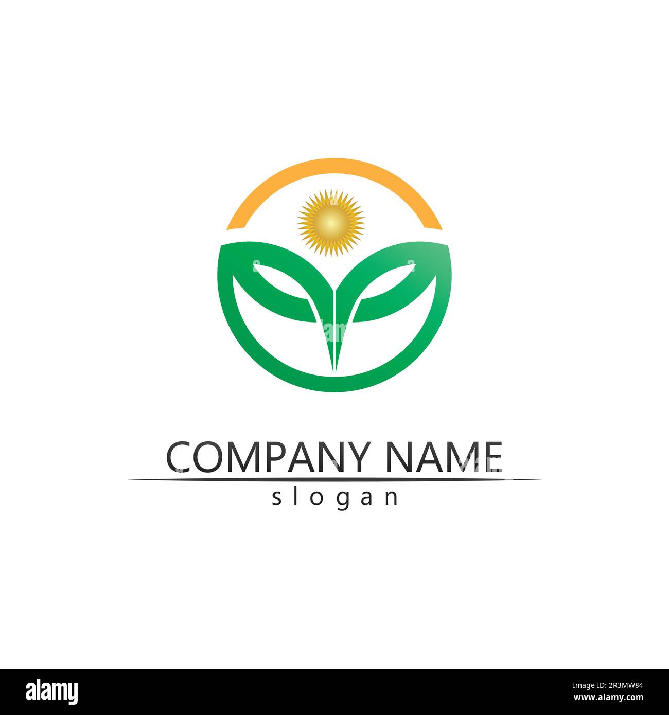 Tree leaf vector and green logo design friendly concept Stock Vector ...