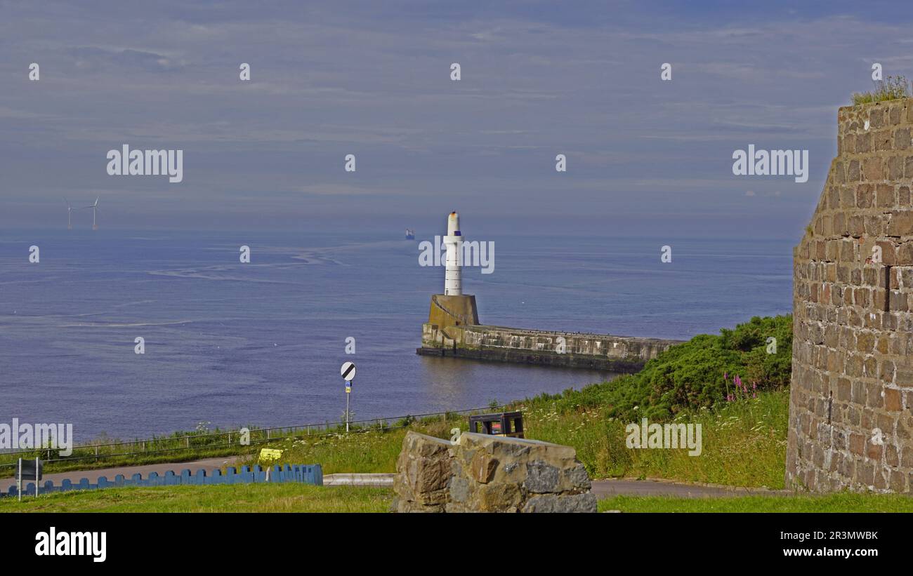Lighthouse in Aberdeen Stock Photo
