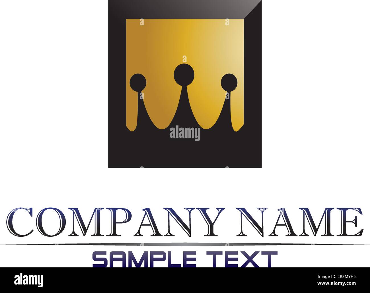 Crown Logo and king Template vector illustration Stock Vector Image ...