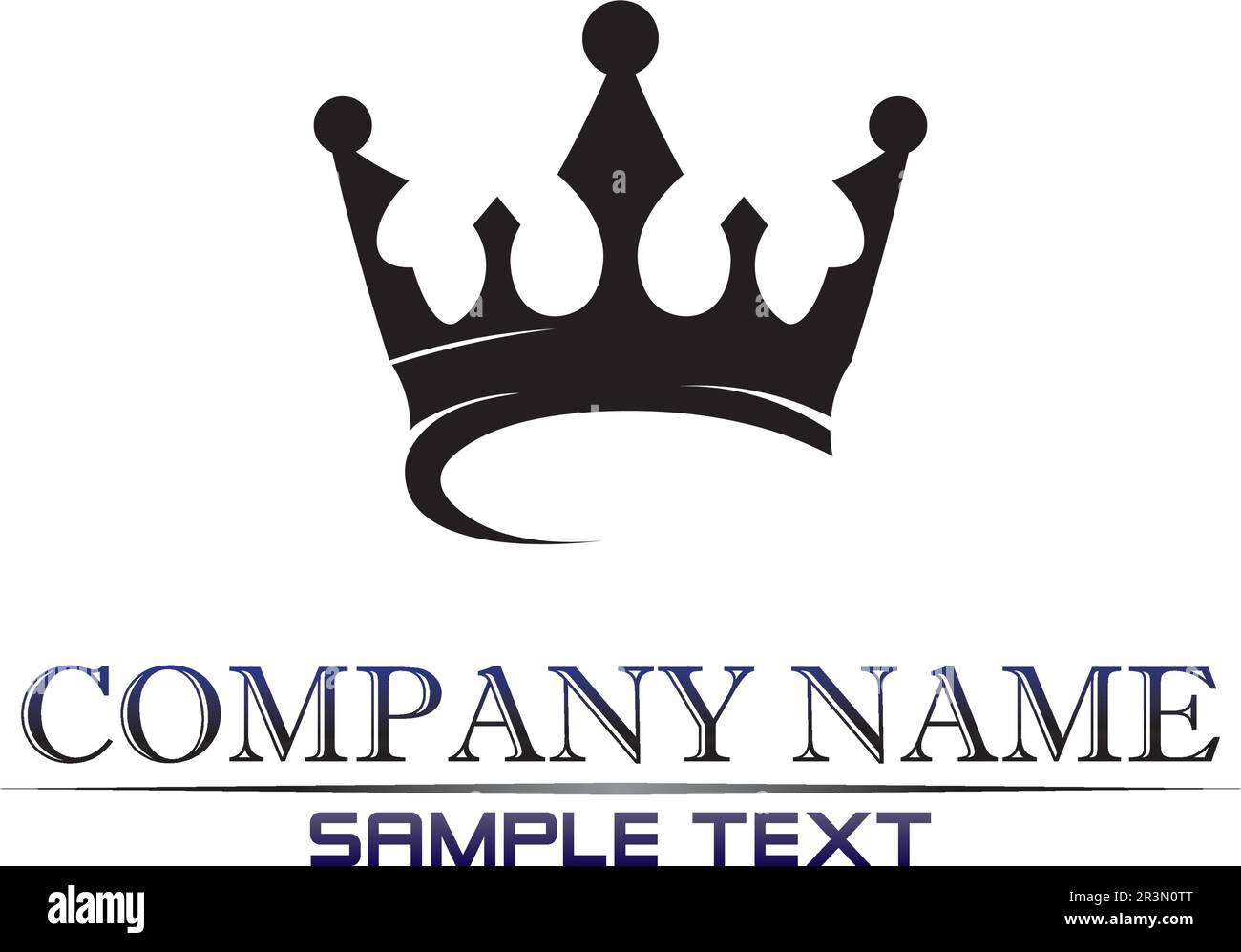 Crown Logo and king Template vector illustration Stock Vector Image ...