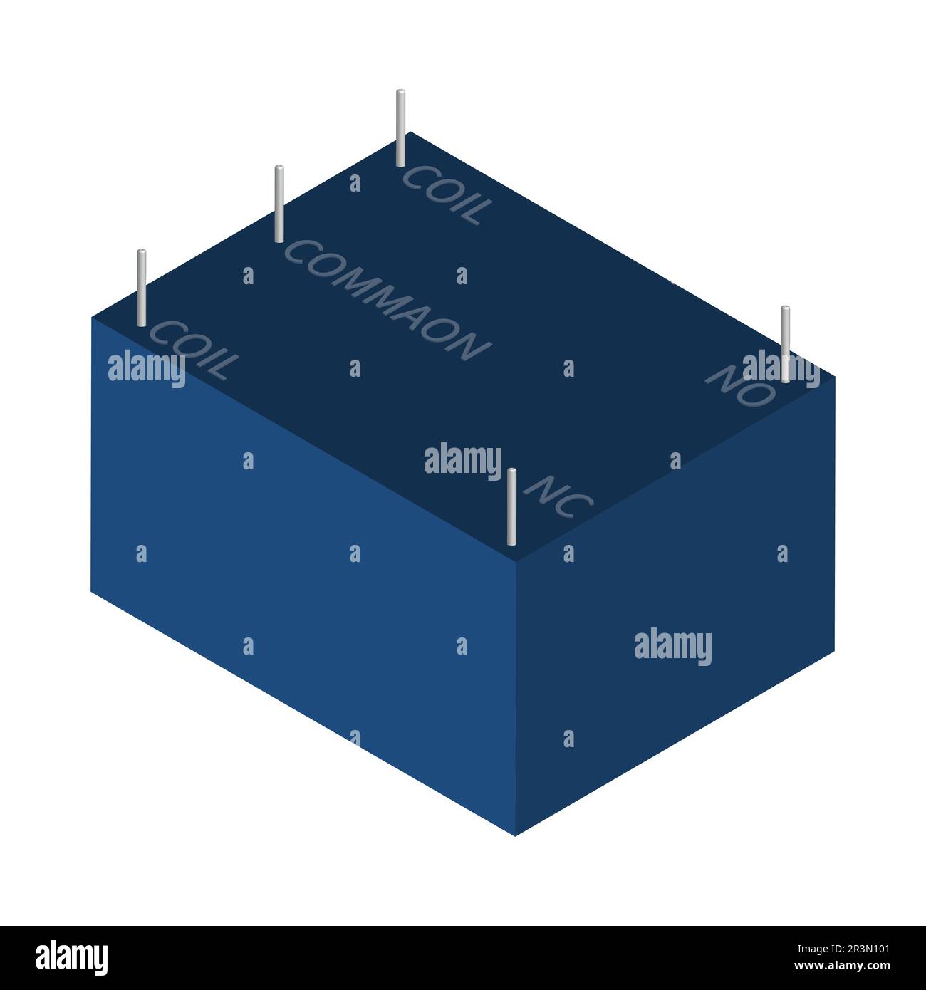 3d vector design of relay Stock Vector